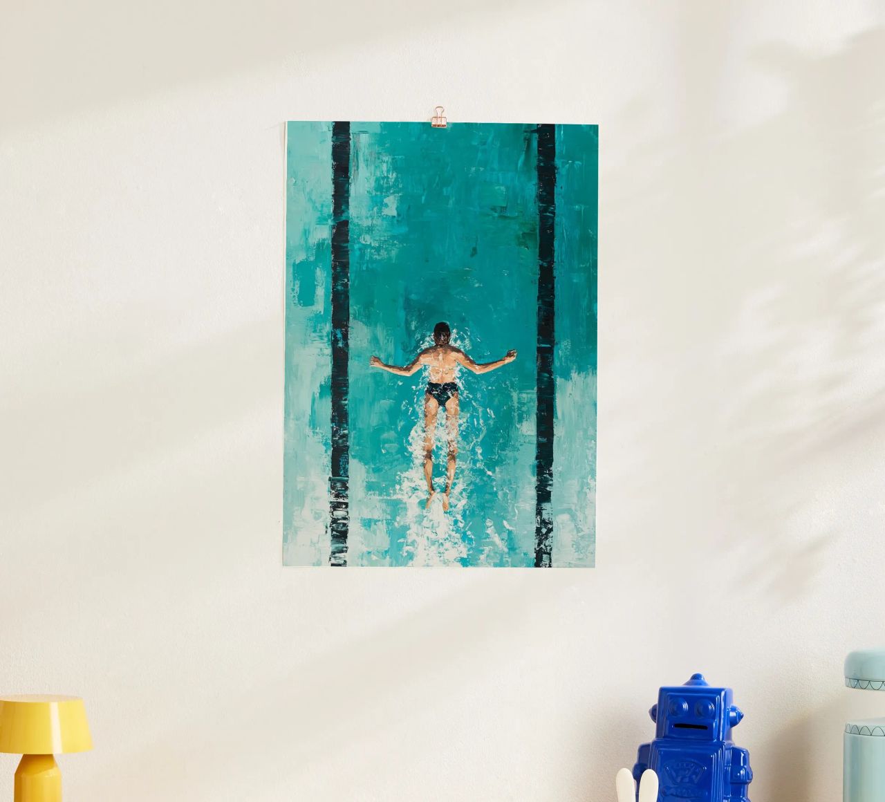 Solitary Ripple poster by Mosaic Dialogue