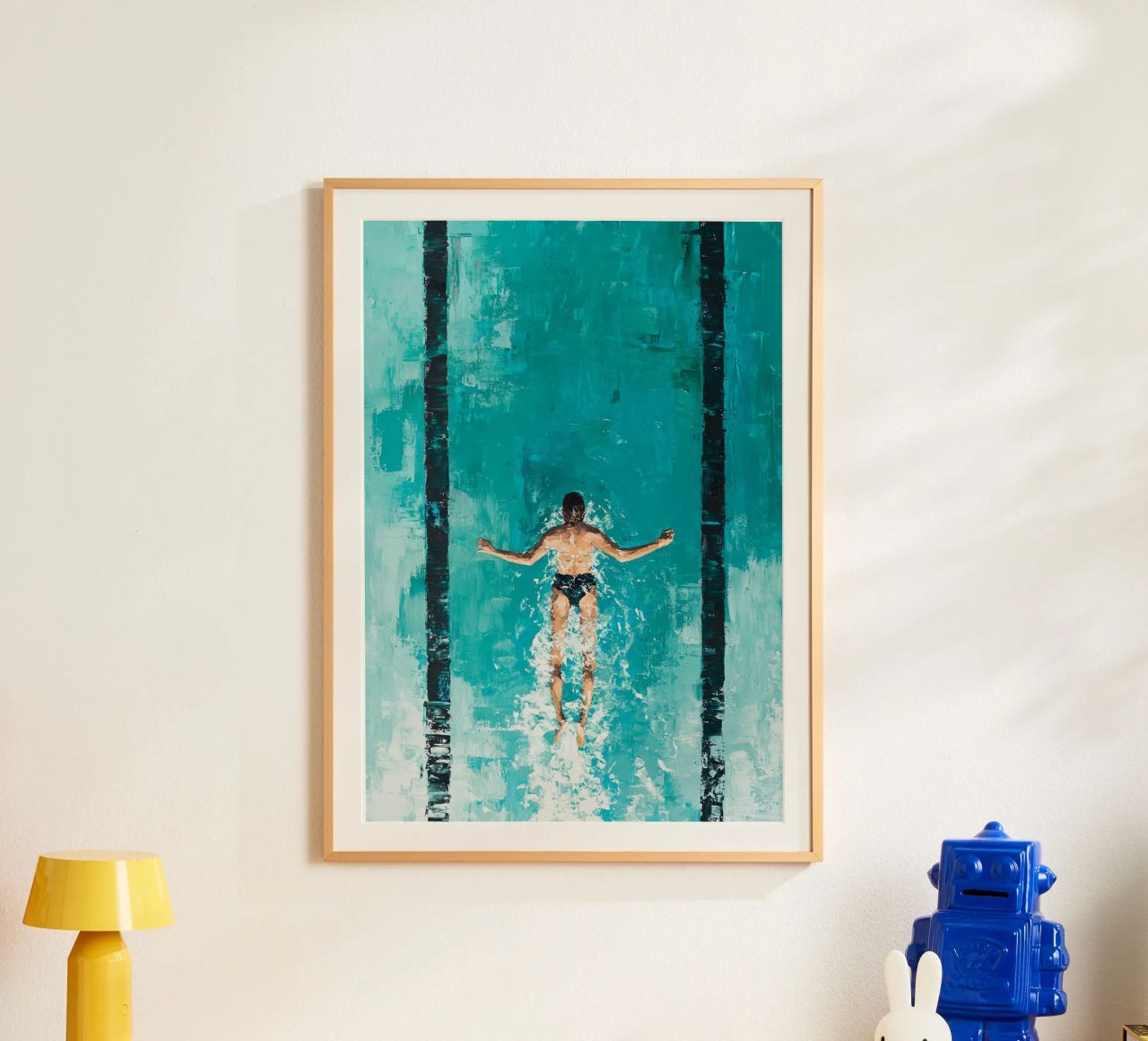 Solitary Ripple poster by Mosaic Dialogue