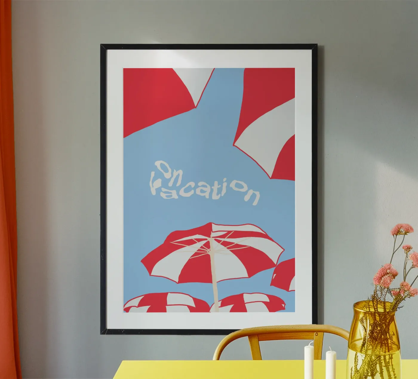 On vacation poster da Happy Star Club