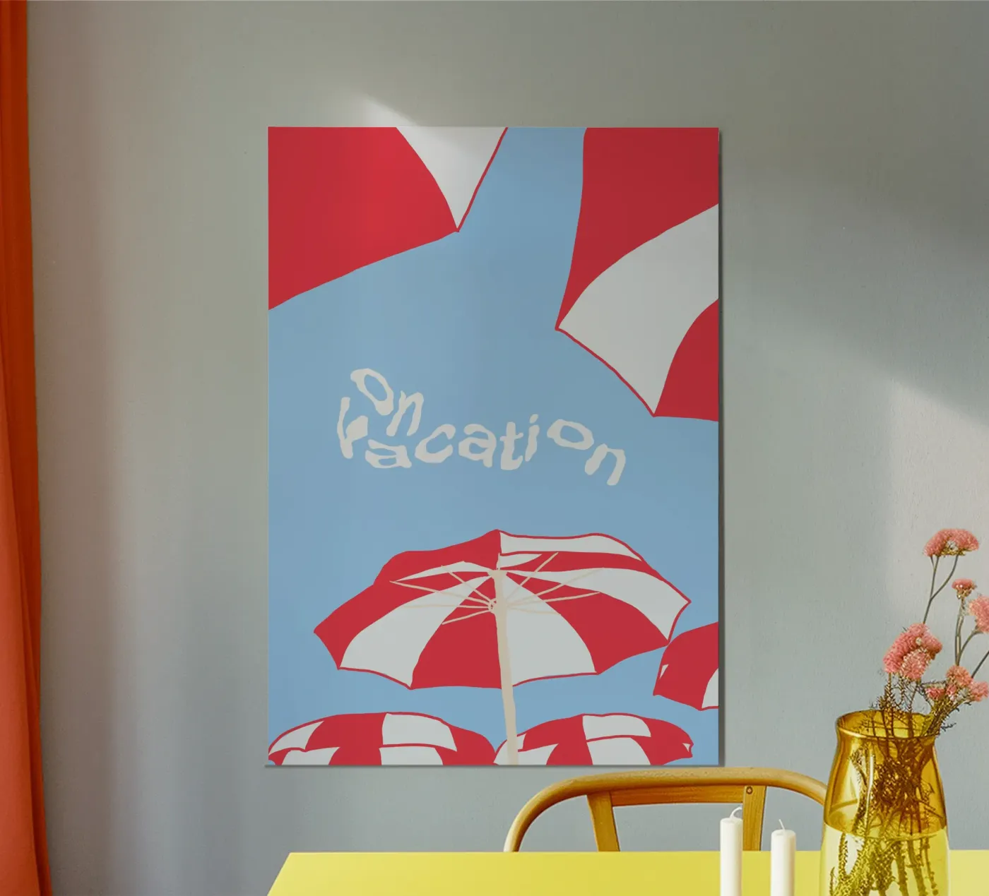 On vacation poster da Happy Star Club