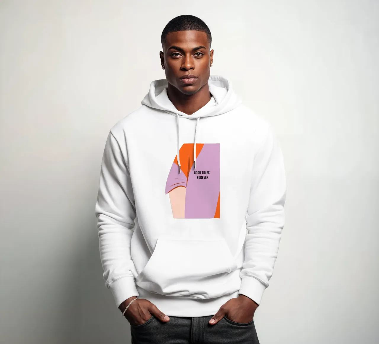 BOY. GOOD TIMES FOREVER. (In 3 Farben verfügbar) felpa con cappuccio da FRICKE DESIGN
