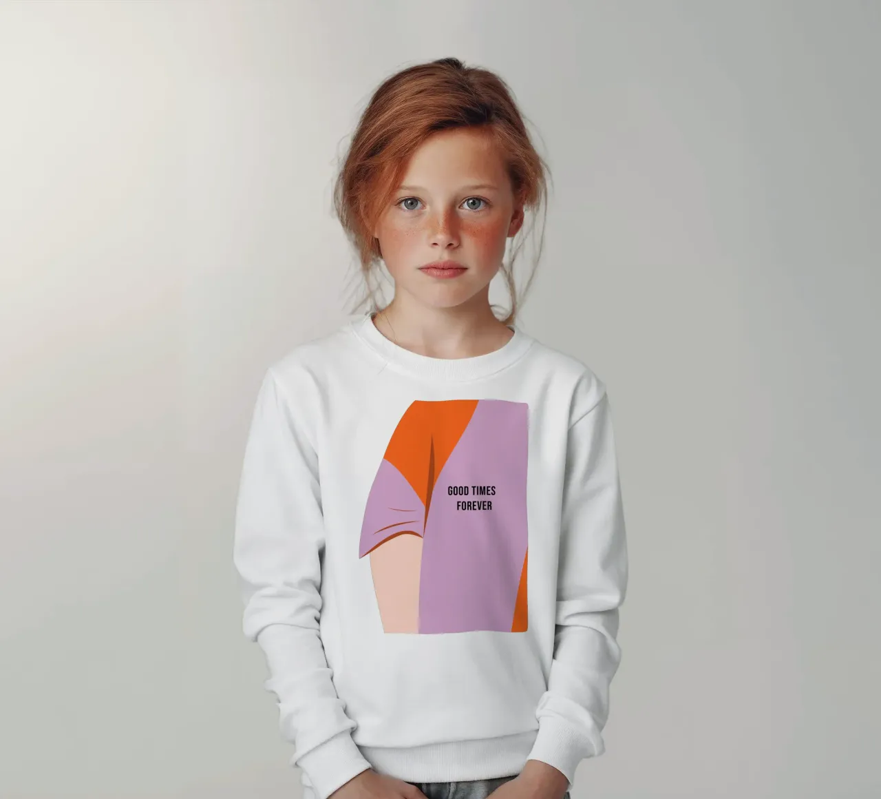BOY. GOOD TIMES FOREVER. (In 3 Farben verfügbar) felpa bambino da FRICKE DESIGN