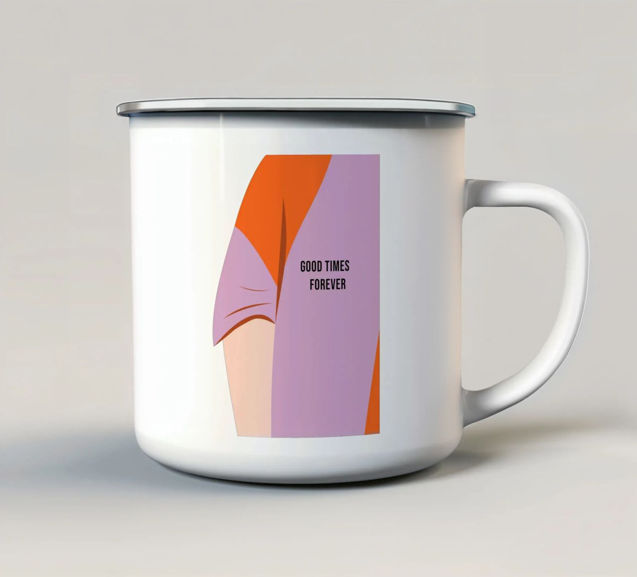 BOY. GOOD TIMES FOREVER. (In 3 Farben verfügbar) tazza in smalto da FRICKE DESIGN