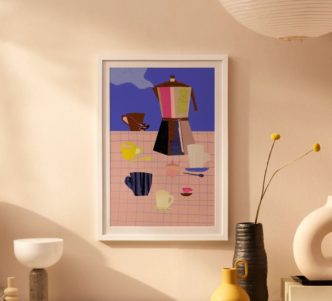 Kitchen With Friends poster by Rinah Lang