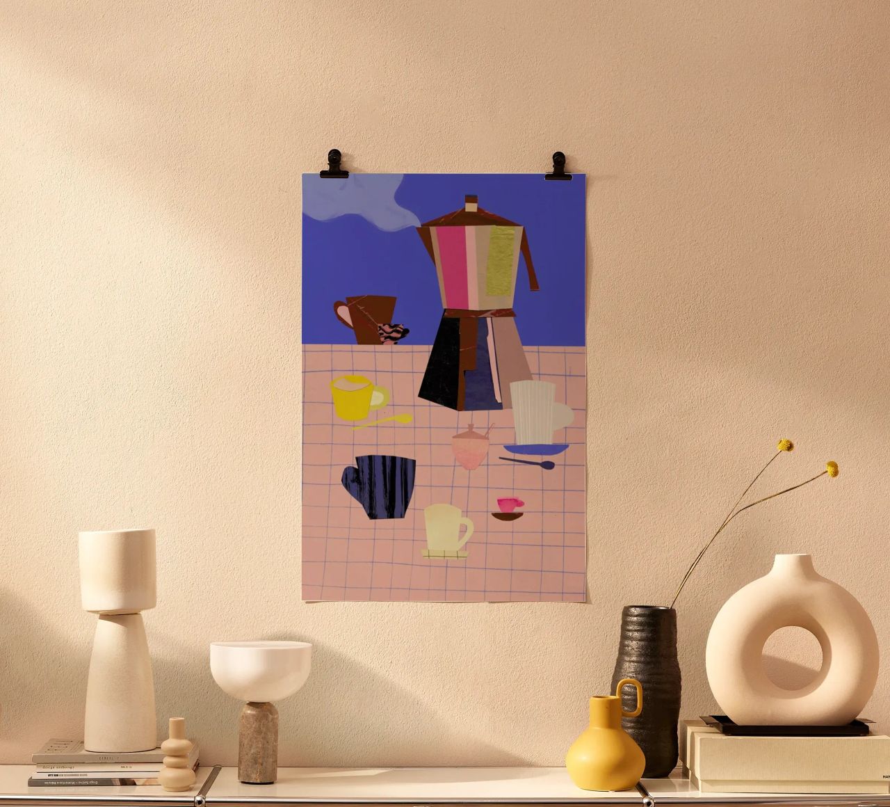 Kitchen With Friends poster by Rinah Lang