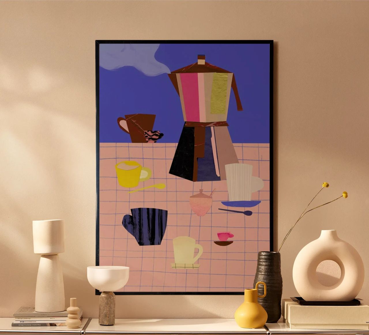 Kitchen With Friends poster by Rinah Lang