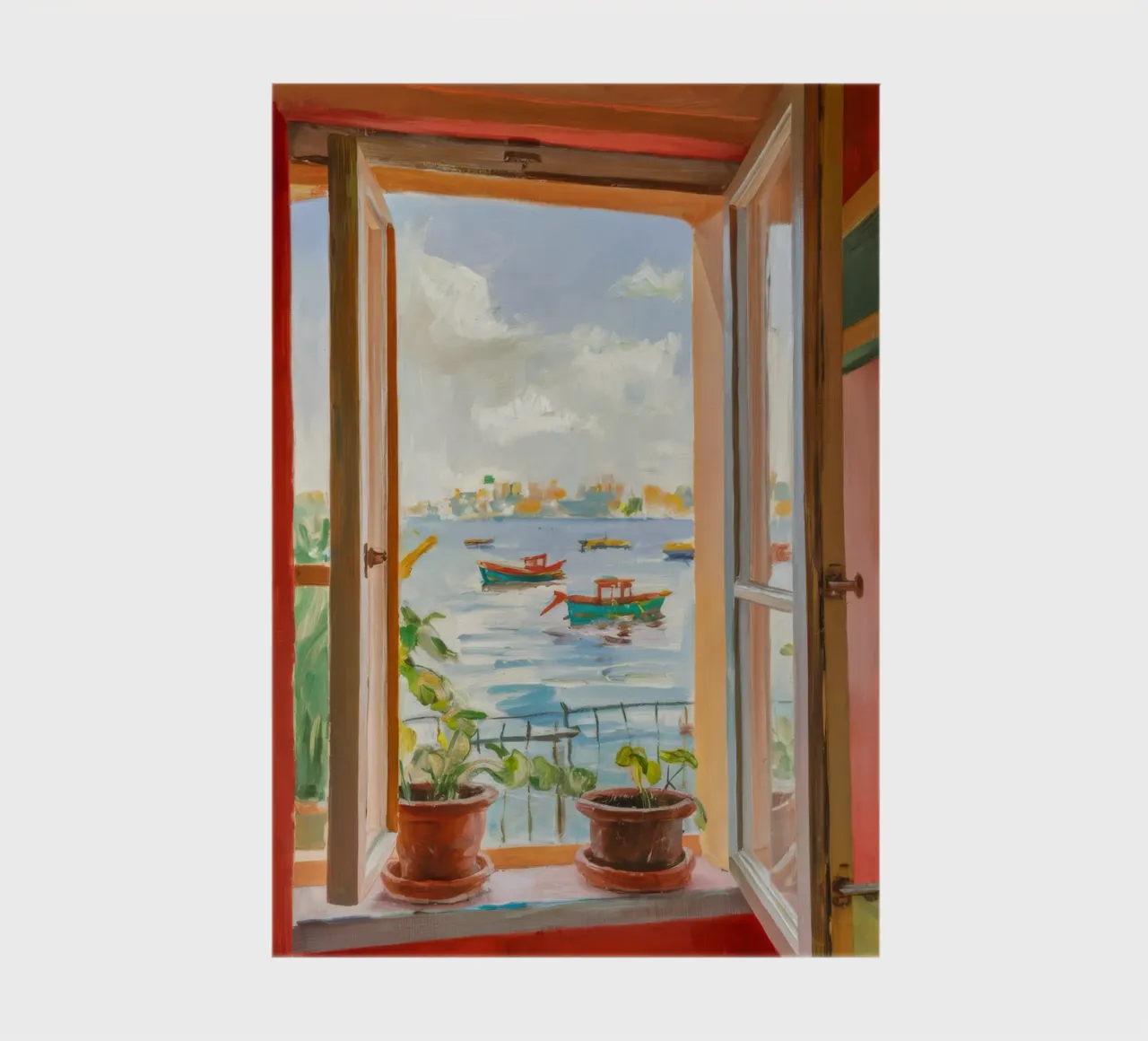 Window Seat Reverie notebook by Haven Mirage