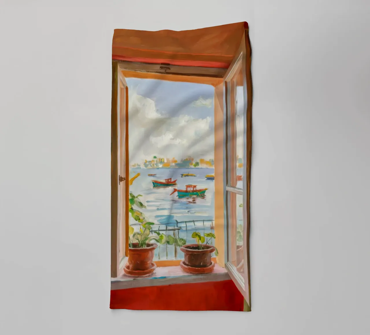 Window Seat Reverie towel by Haven Mirage