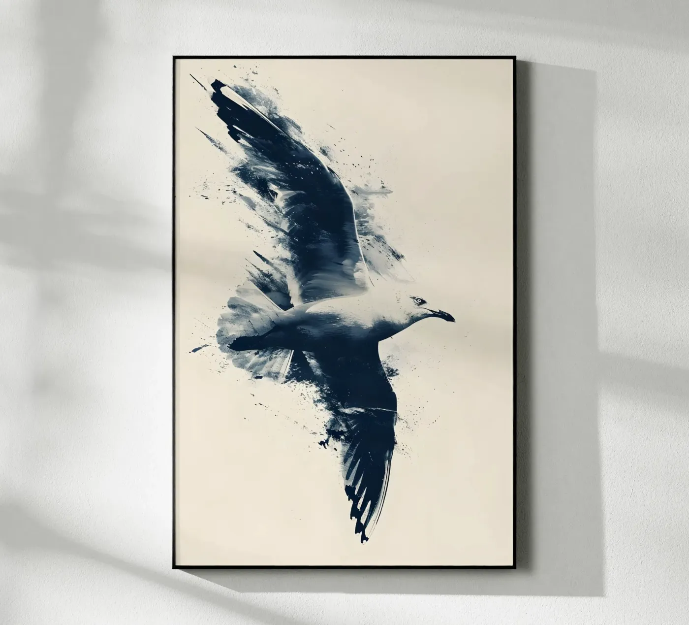 Gabbiano Arte vintage plexiglass da Nordic Blue Atelier