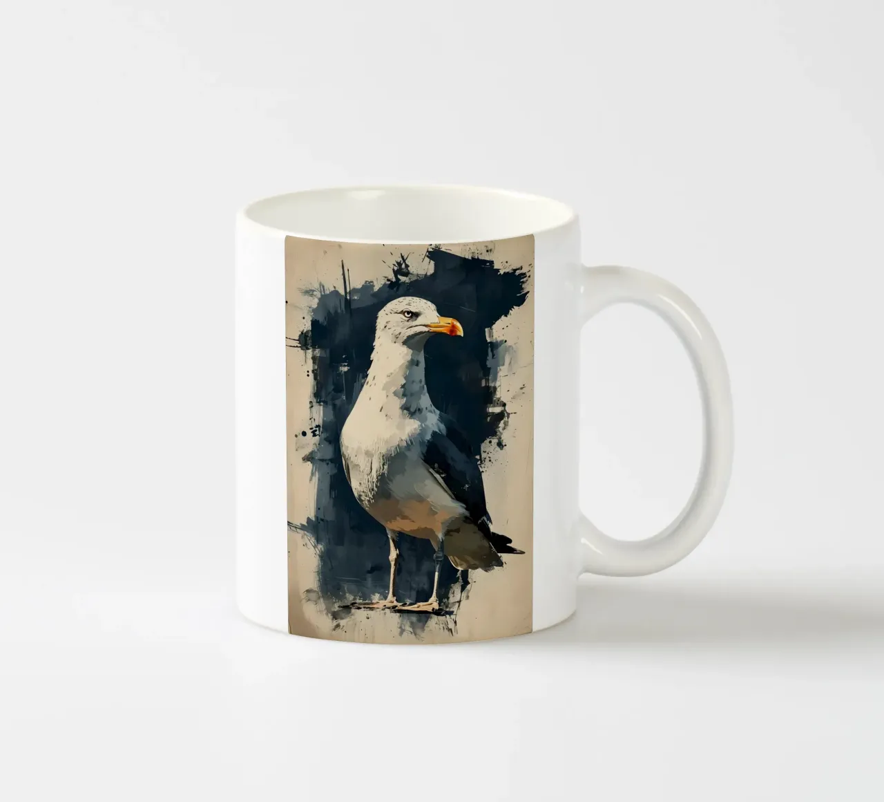 Möwe vintage Porträt tazza in ceramica da WILD ART