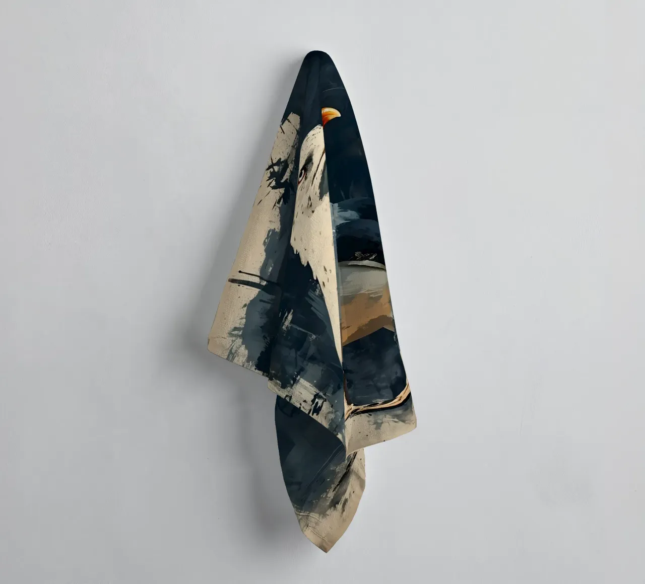 Möwe vintage Porträt asciugamano da bagno da WILD ART