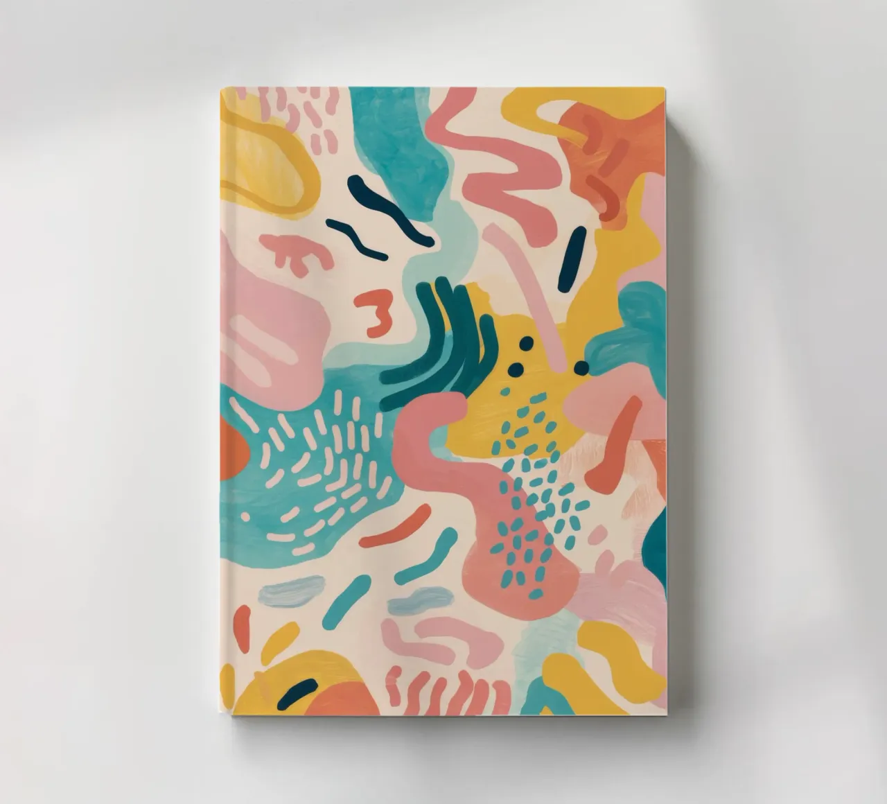 Abstract Coral Bloom notebook by Haven Mirage