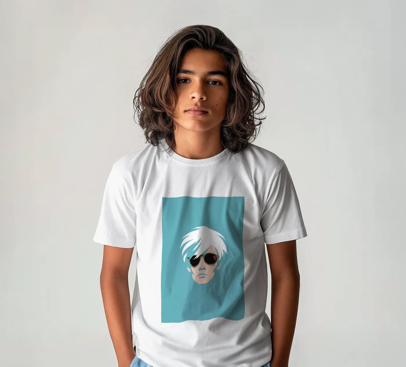 Warhol t-shirt bambini da Bruno Morphet
