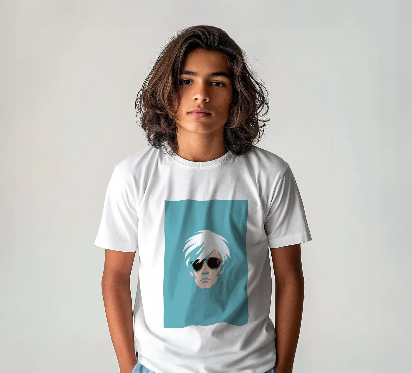 Warhol t-shirt bambini da Bruno Morphet