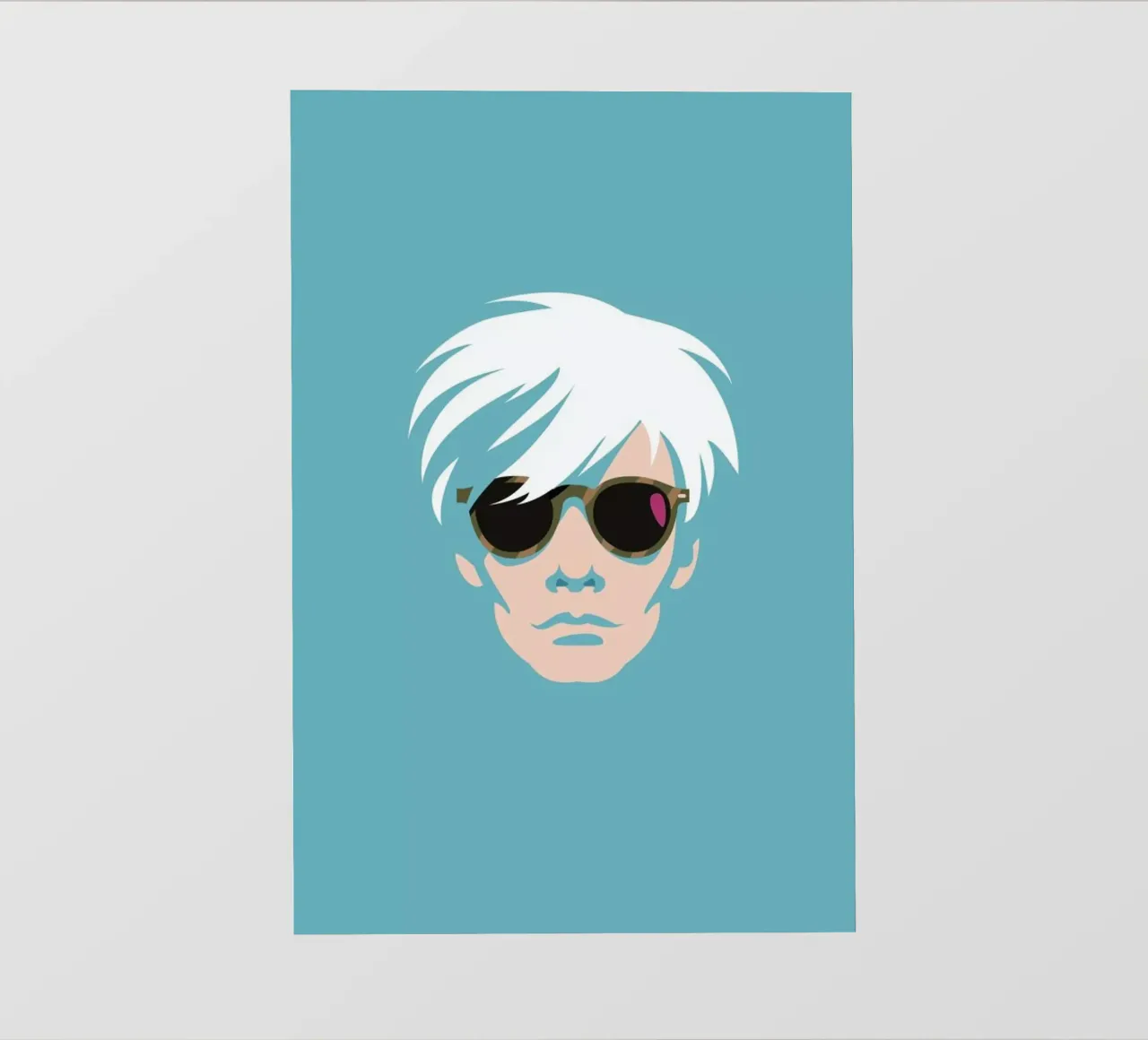 Warhol pellicola backlit da Bruno Morphet