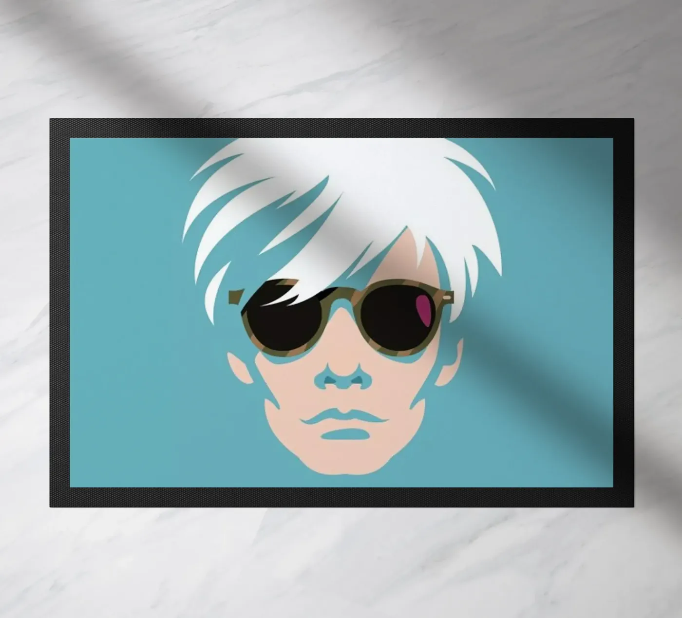 Warhol paillasson de Bruno Morphet