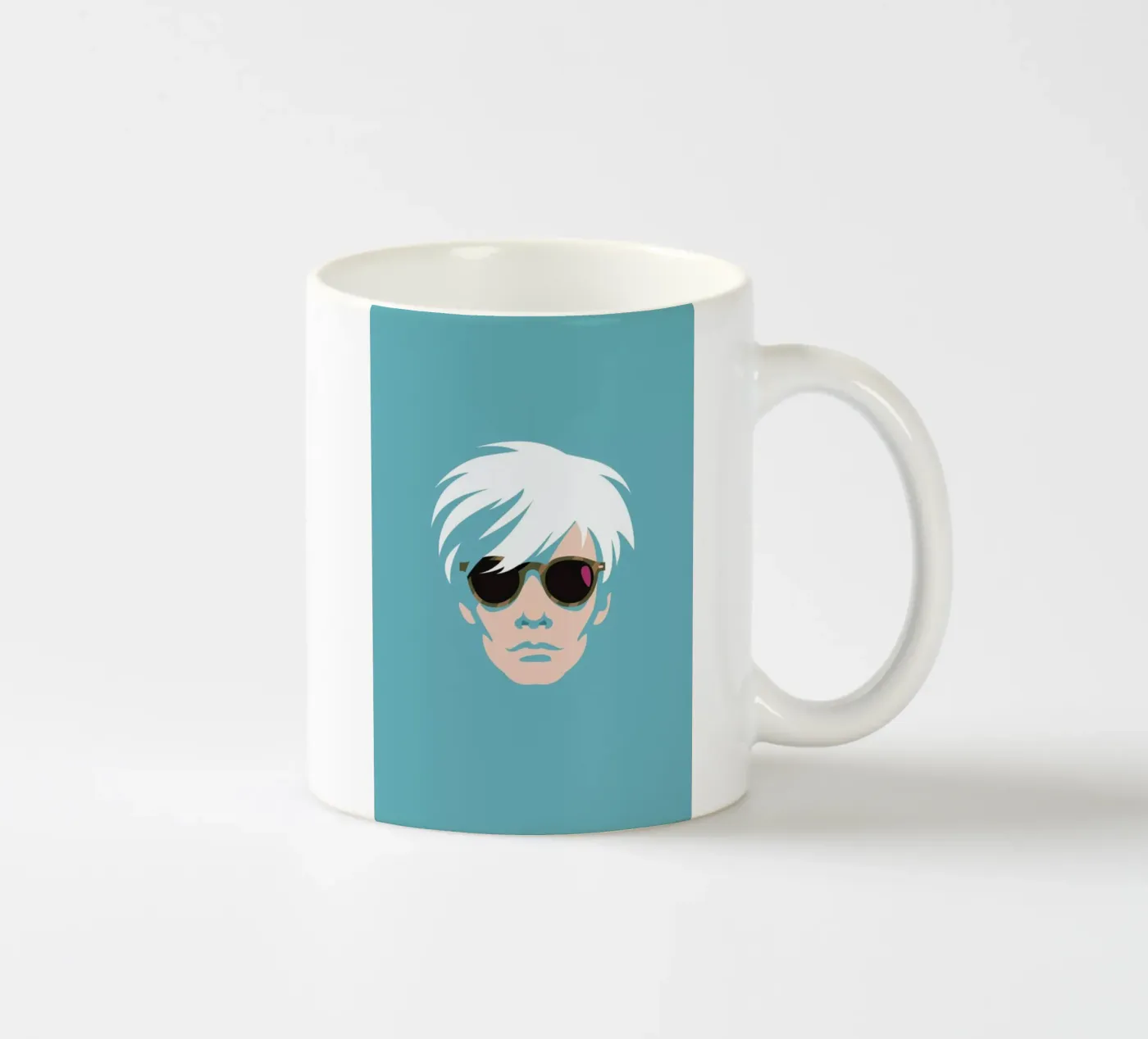 Warhol ceramic mug by Bruno Morphet