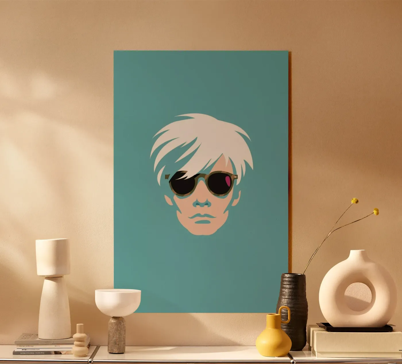 Warhol acryl van Bruno Morphet