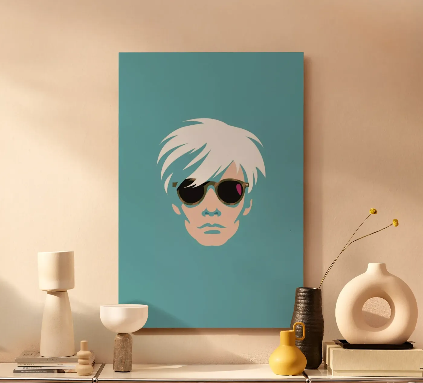 Warhol alluminio dibond da Bruno Morphet