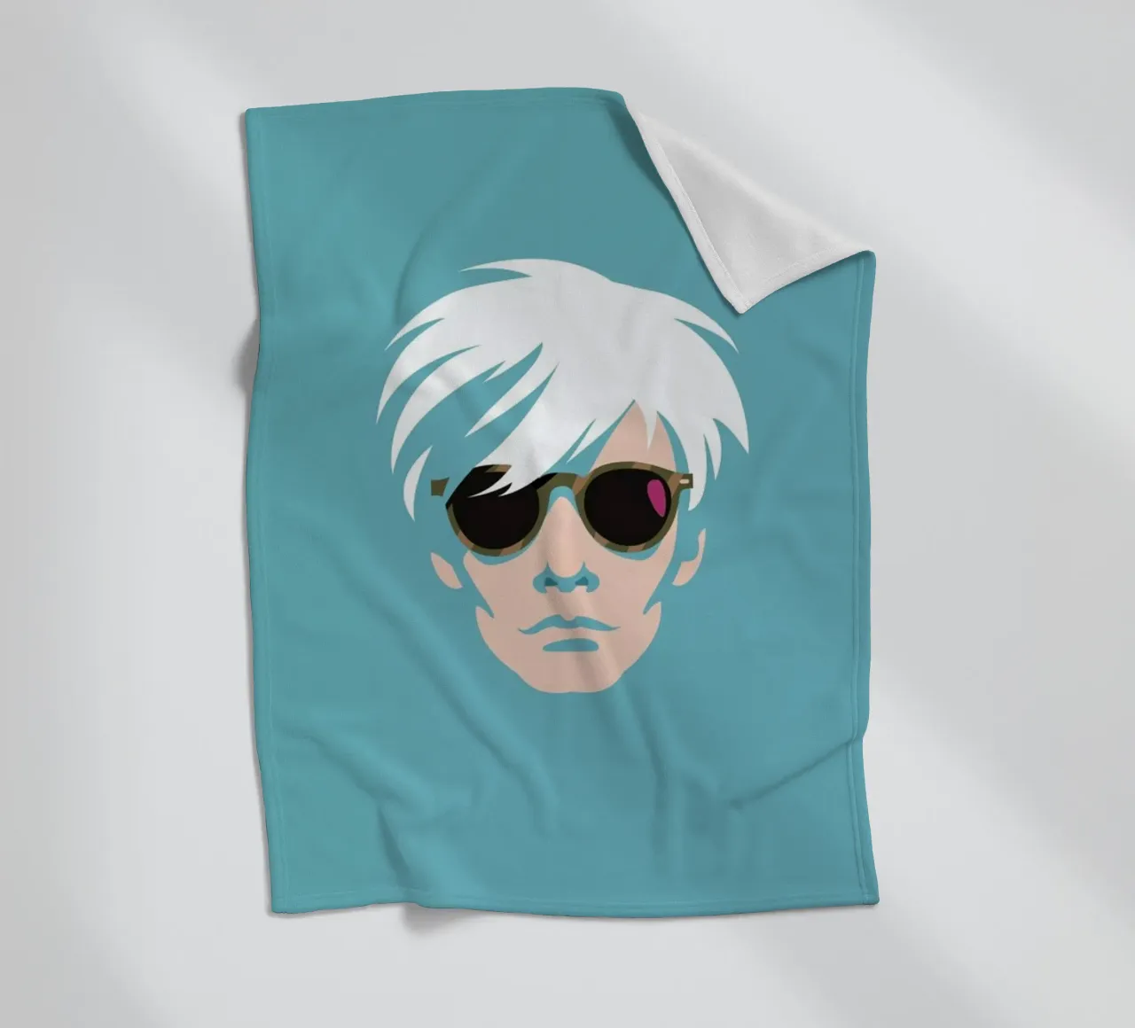 Warhol fleecedeken van Bruno Morphet