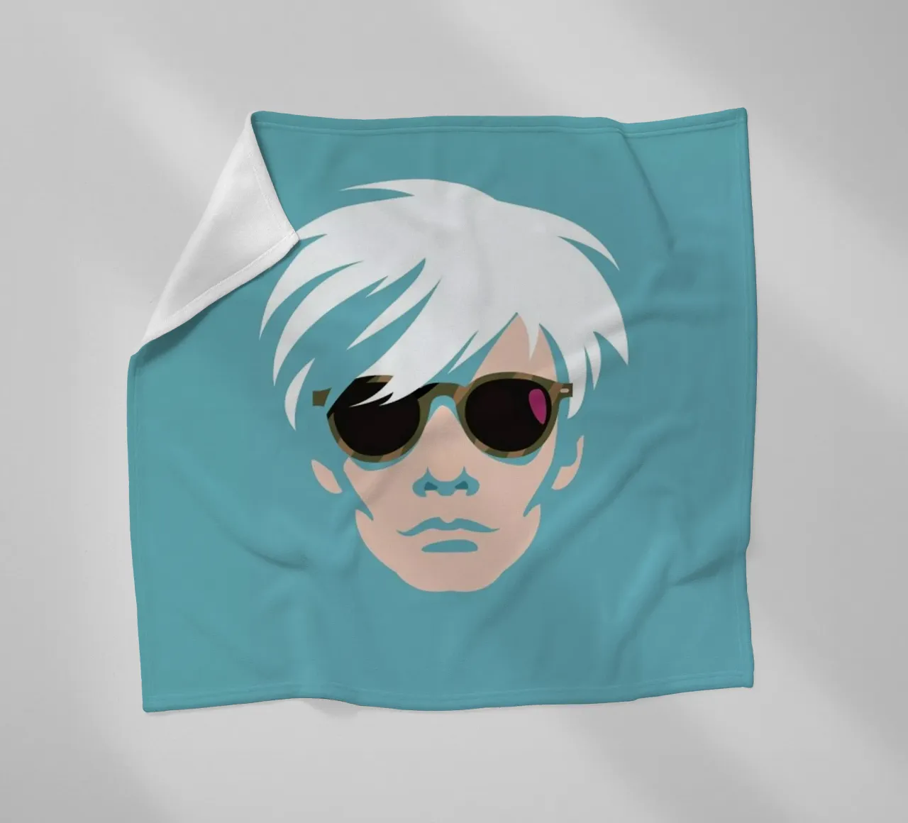 Warhol fleecedeken van Bruno Morphet