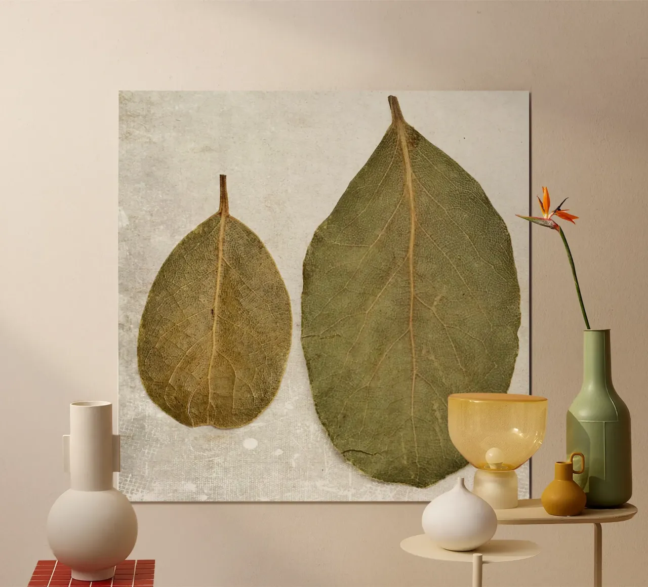 Studio botanico delle foglie poster da PhotoVibe Decor