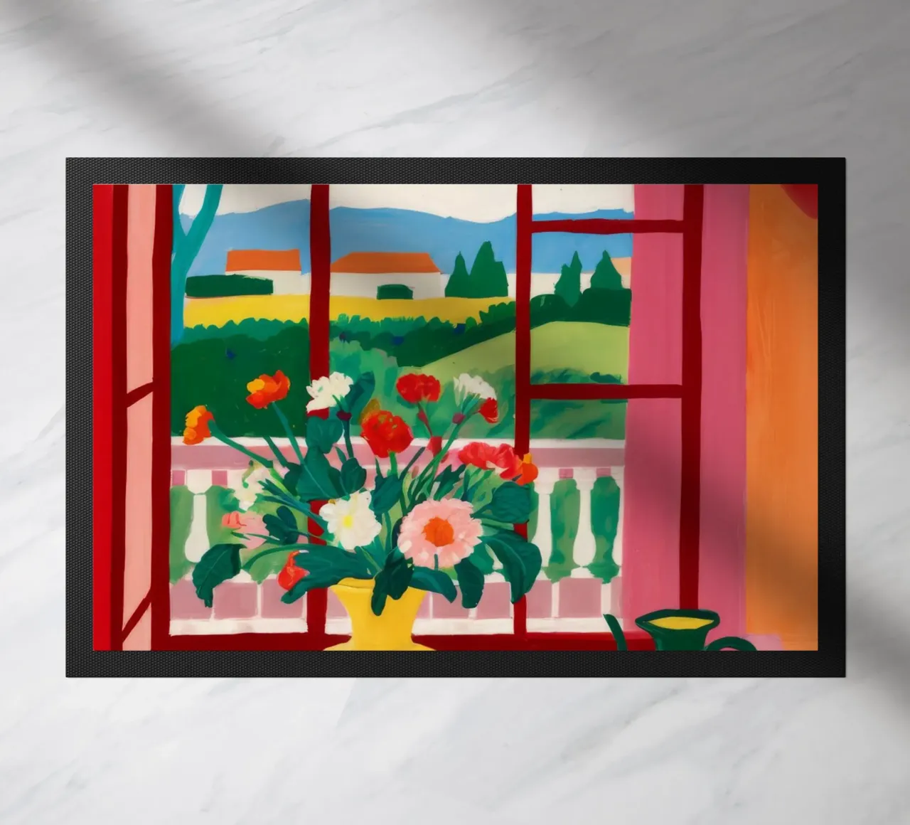 Balcone Colazione in fiore zerbino da Haven Mirage