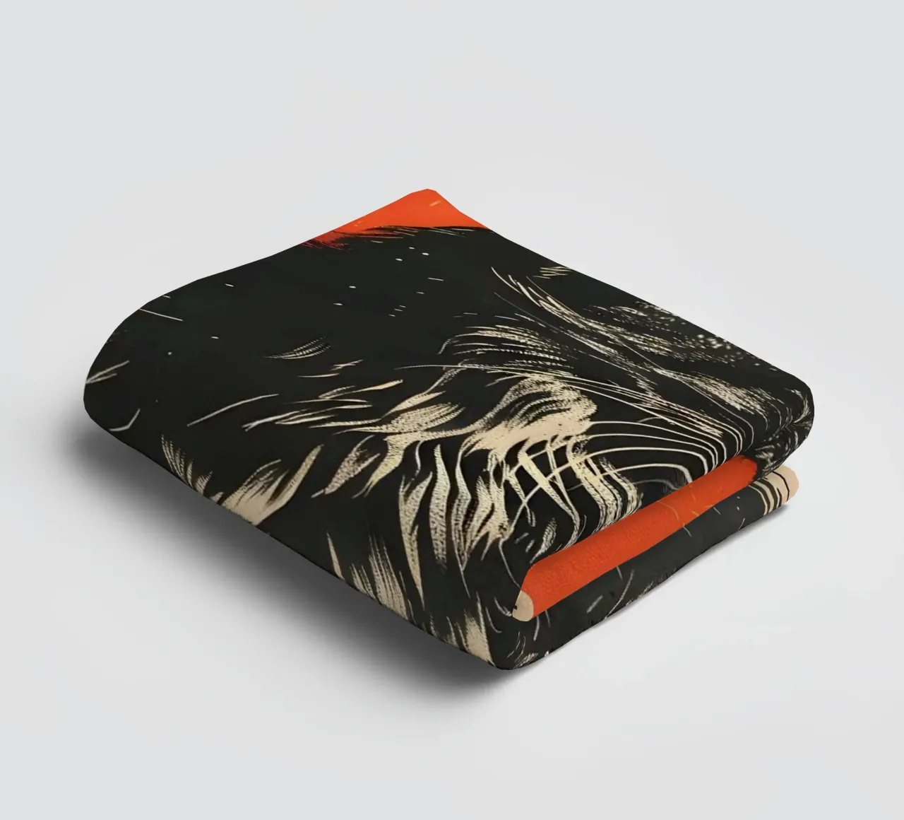 Maine Coon Vintage Kunst towel by WILD ART