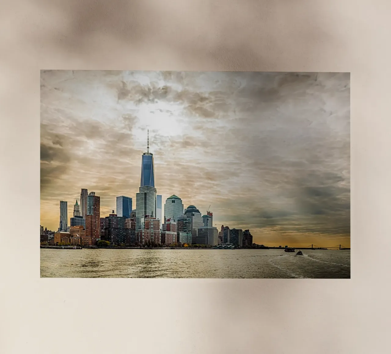 L'ora d'oro su Manhattan pellicola backlit da PhotoVibe Decor
