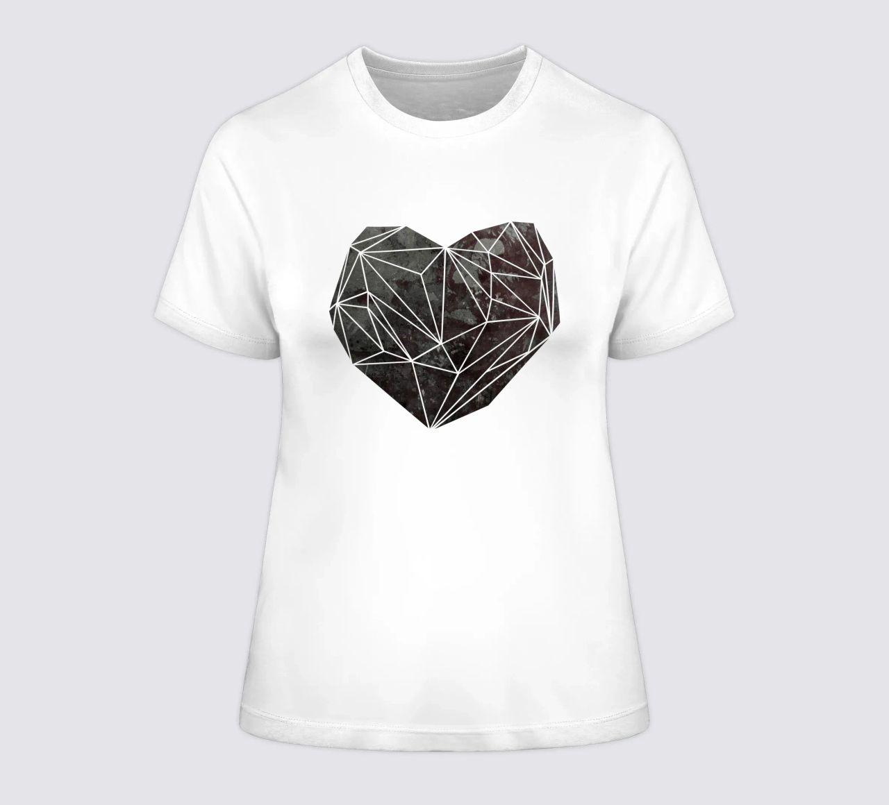 Heart Graphic 4 dames t-shirt getailleerd van Mareike Böhmer