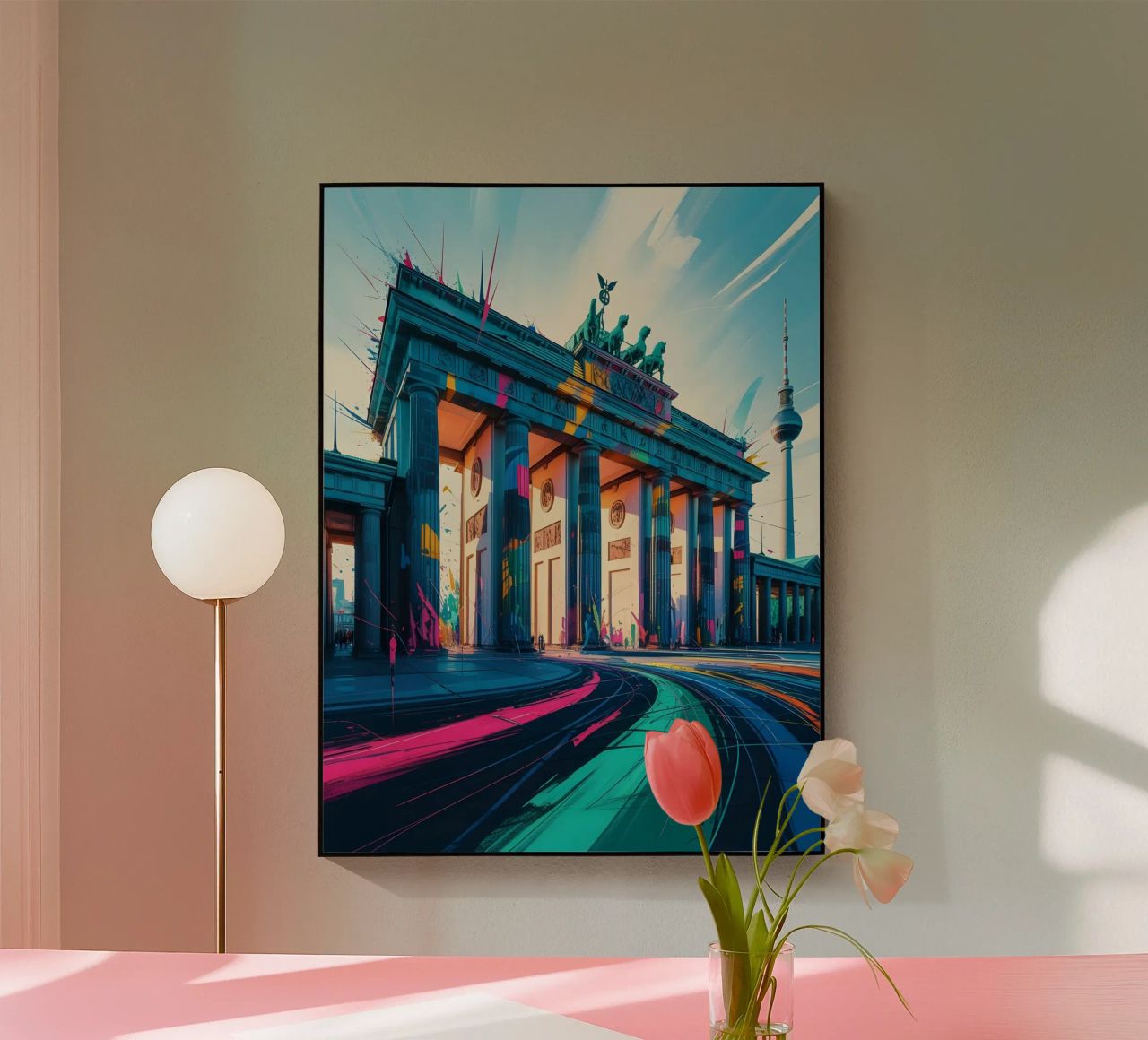 Berlin Brandenburger Tor Acryl-Glas von Vintage Travel Art