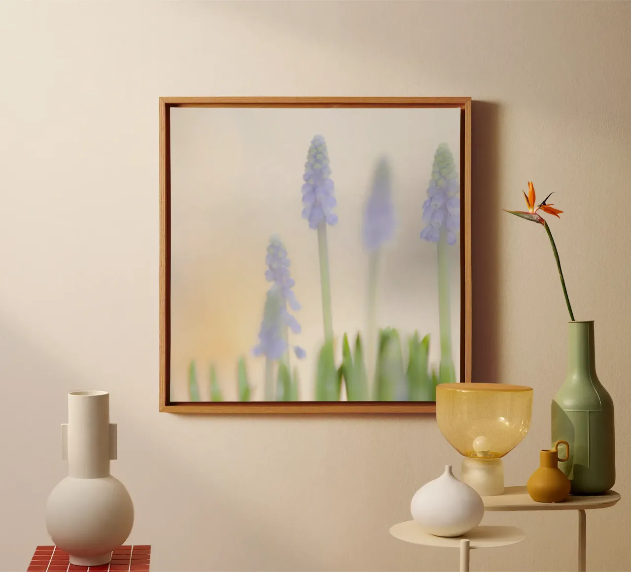 Fiori di lavanda in soft focus tela da PhotoVibe Decor