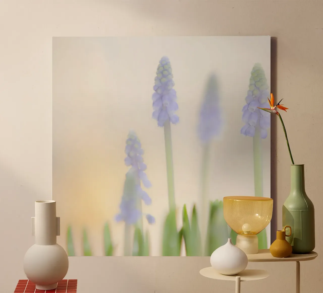 Fiori di lavanda in soft focus tela da PhotoVibe Decor