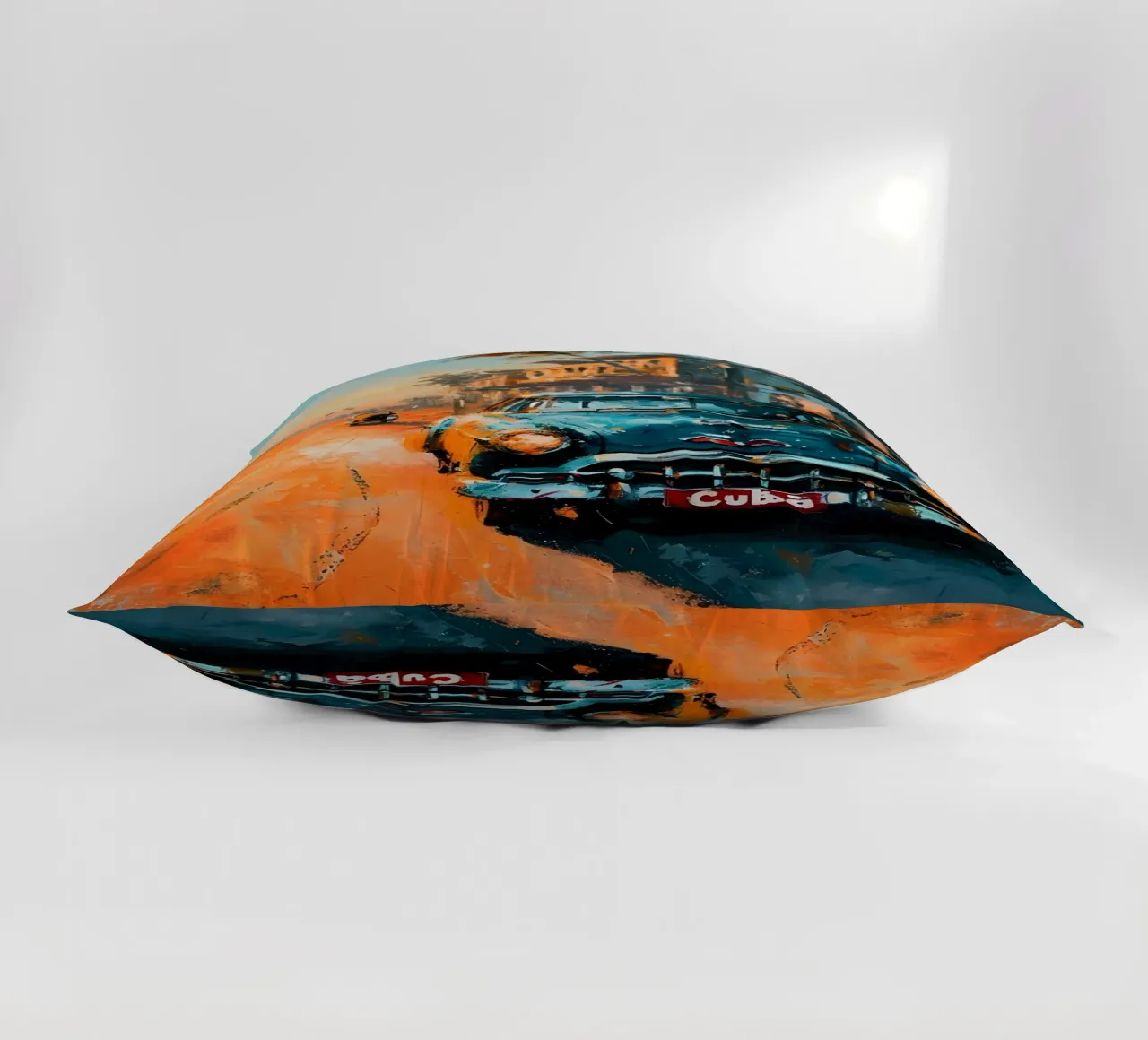 Kuba Oldtimer Kunst cuscino da Vintage Travel Art