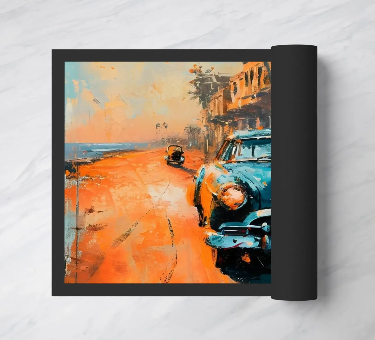 Kuba Oldtimer Kunst zerbino da Vintage Travel Art