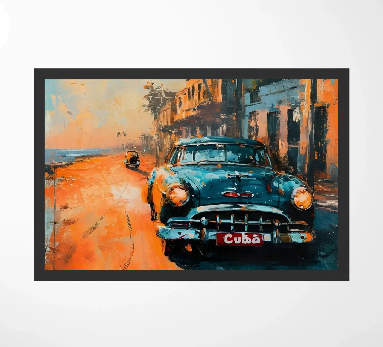 Kuba Oldtimer Kunst zerbino da Vintage Travel Art