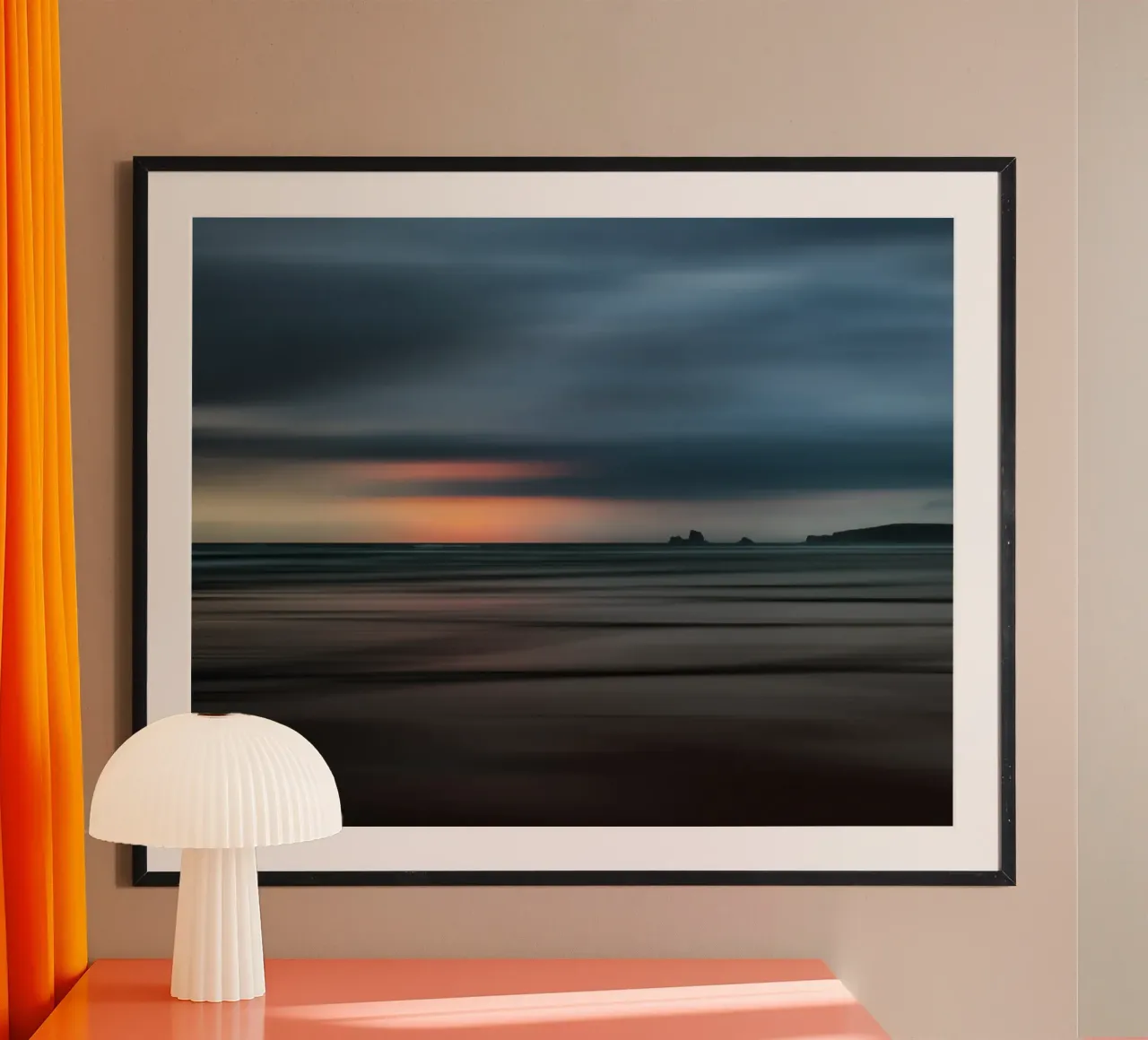 Crepuscolo dell'oceano poster da PhotoVibe Decor