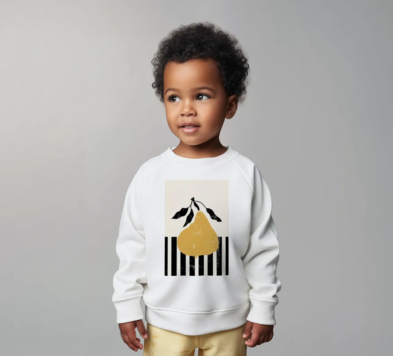 Golden Pear felpa neonato da Graphite