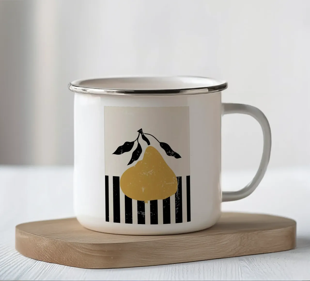 Golden Pear tazza in smalto da Graphite
