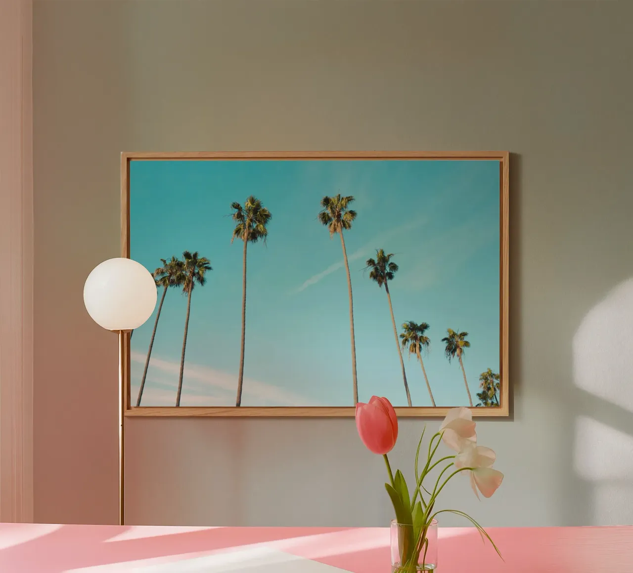 Palme perfette alluminio dibond da PhotoVibe Decor