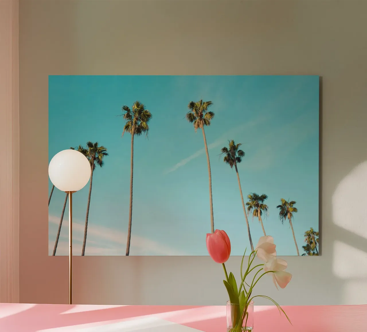Palme perfette alluminio dibond da PhotoVibe Decor
