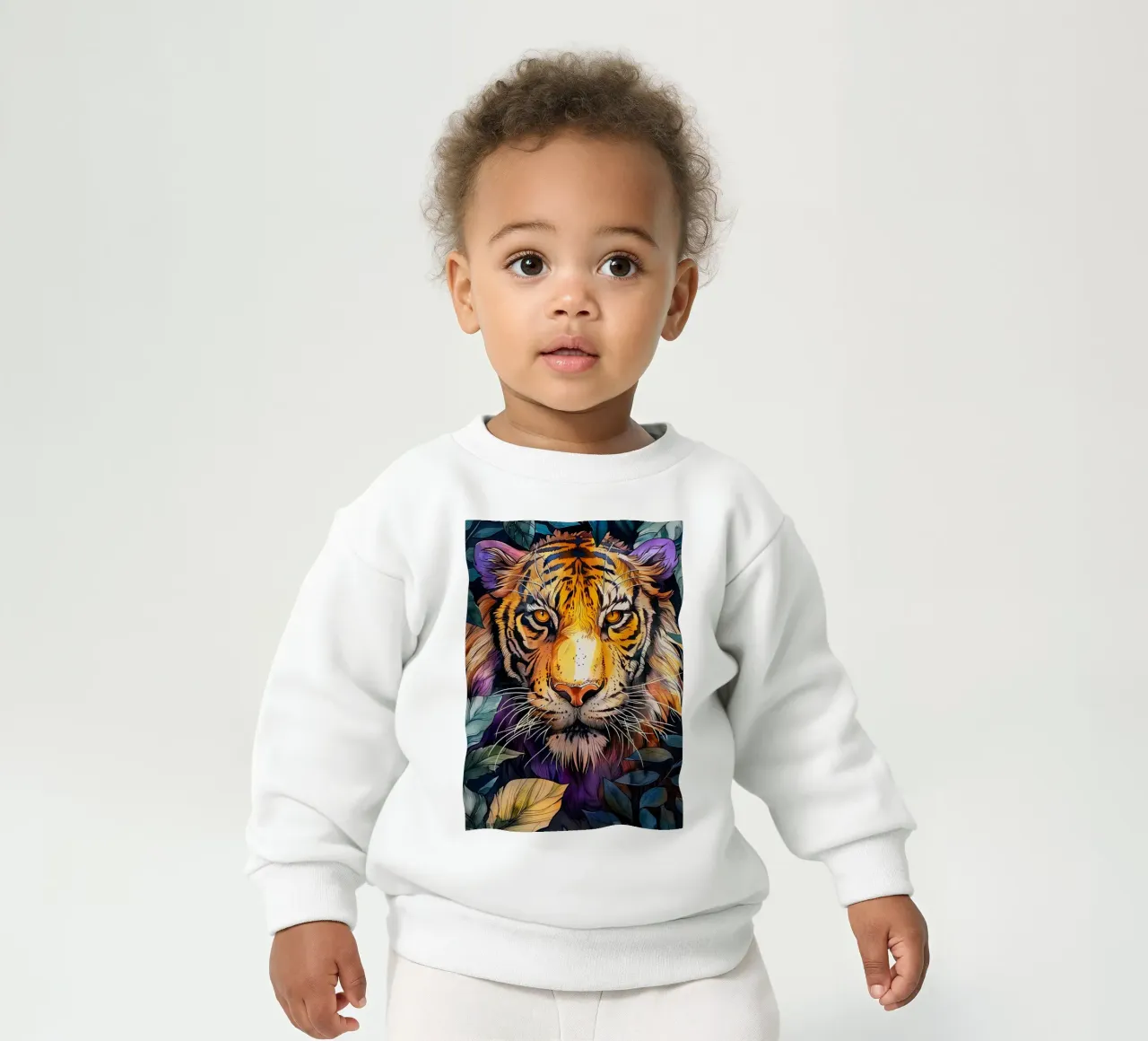 Tigre sudadera de bebé de Lionmixart