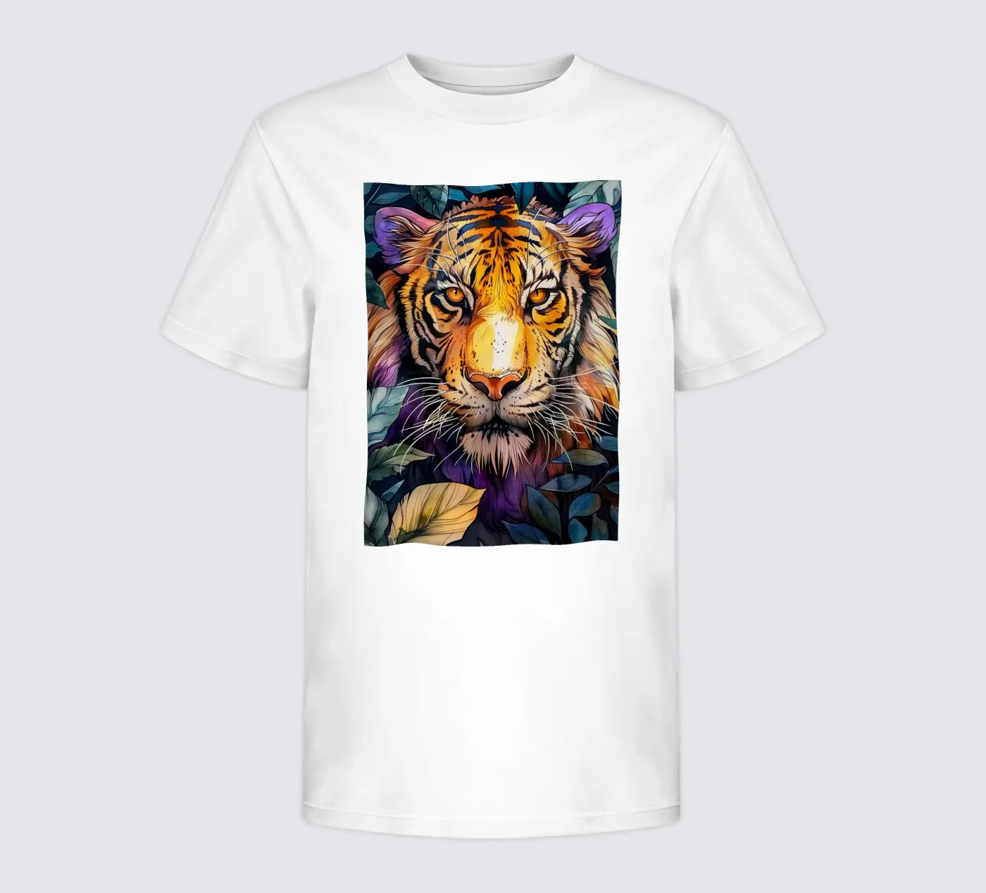 Tigre t-shirt bambini da Lionmixart