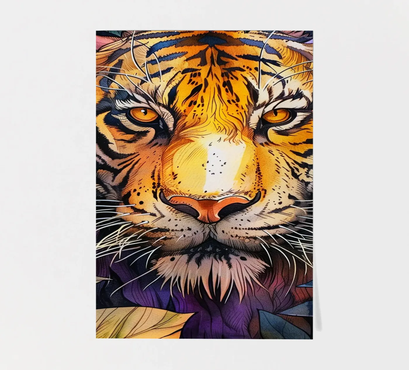Tiger sticker sheet by Lionmixart