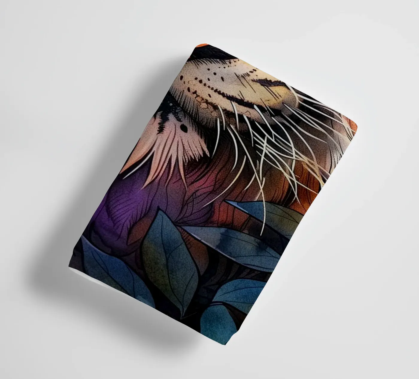 Tiger towel by Lionmixart