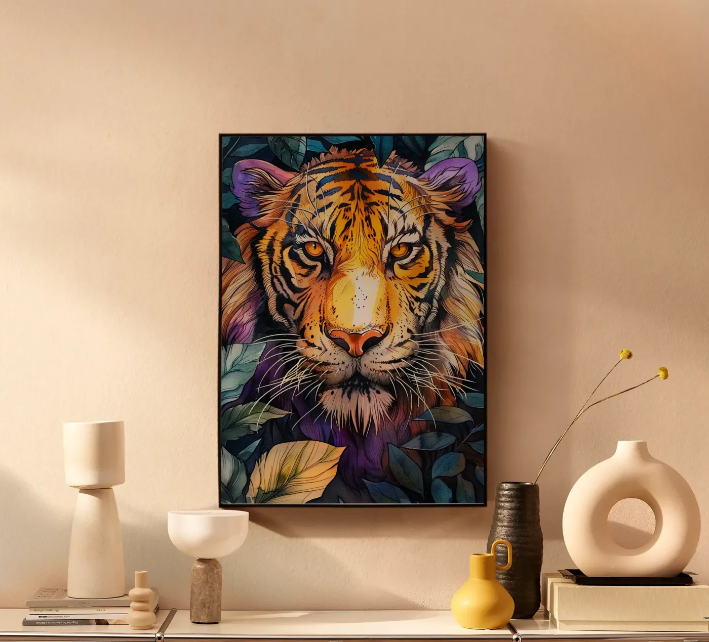 Tigre pannello forex da Lionmixart