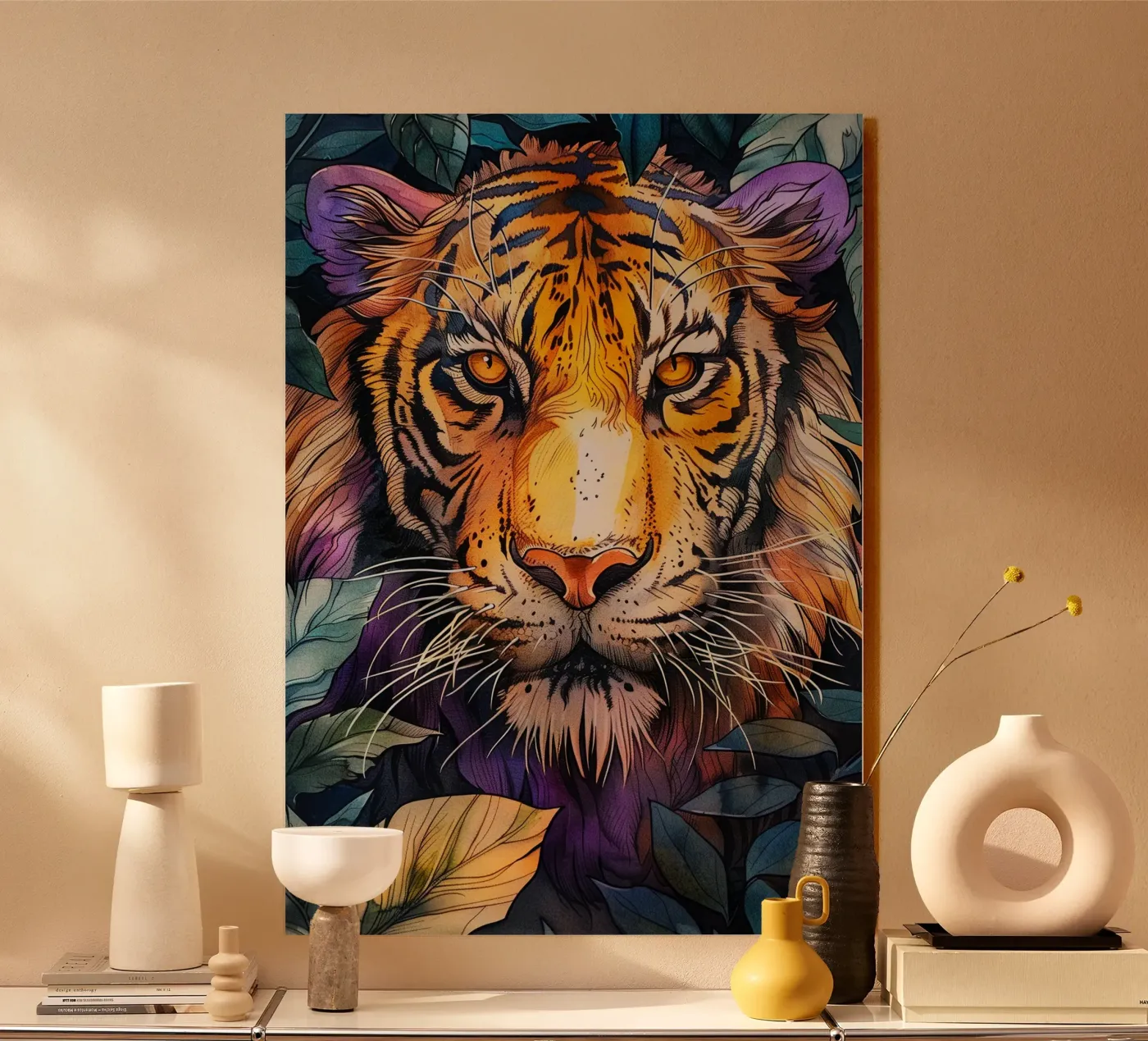 Tigre pannello forex da Lionmixart