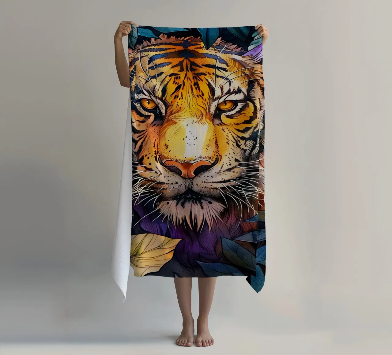 Tigre telo mare da Lionmixart