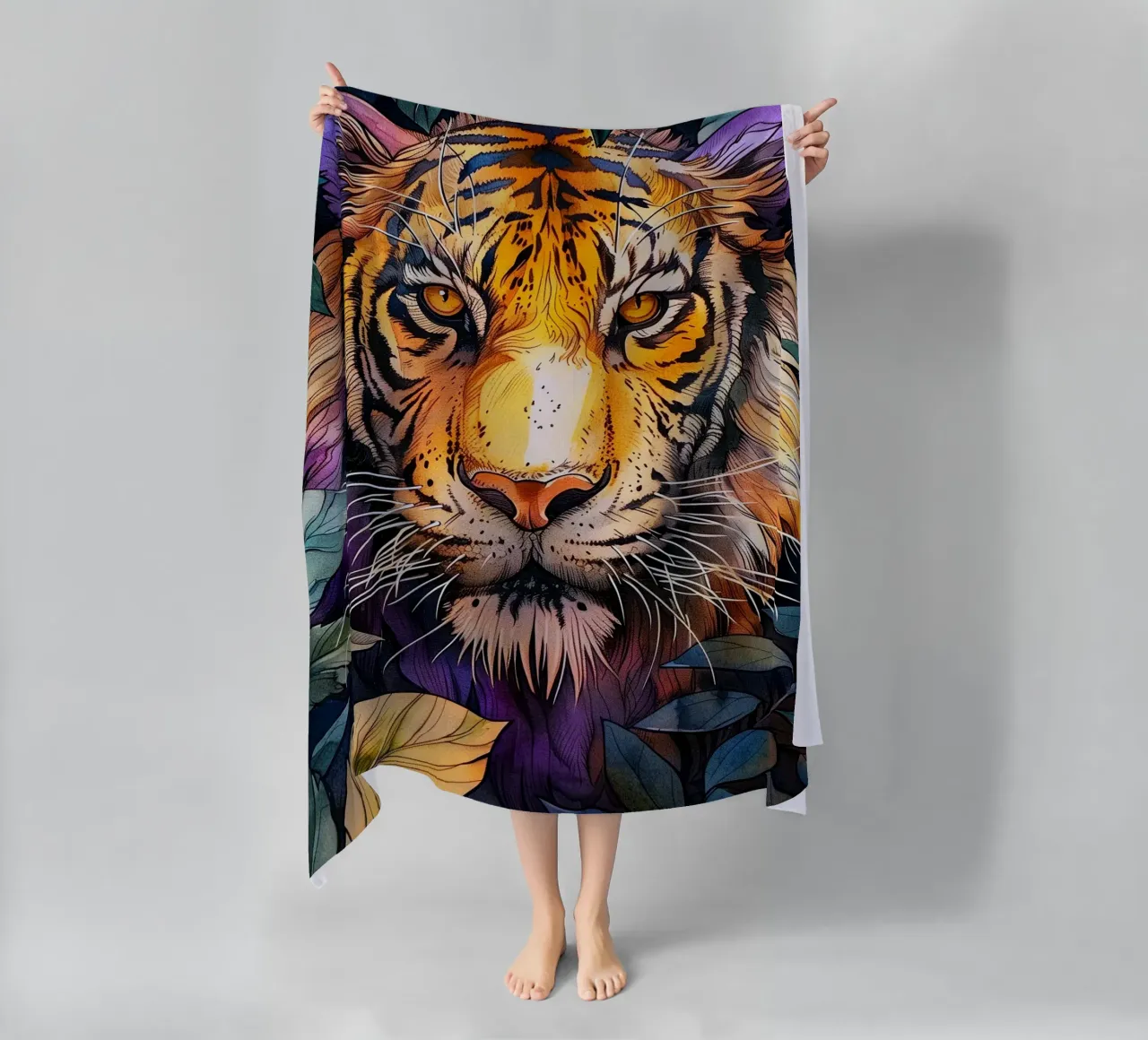 Tigre telo mare da Lionmixart