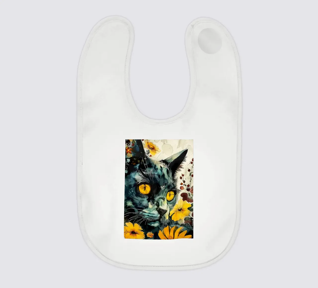 Gatto nero bavaglino da Lionmixart